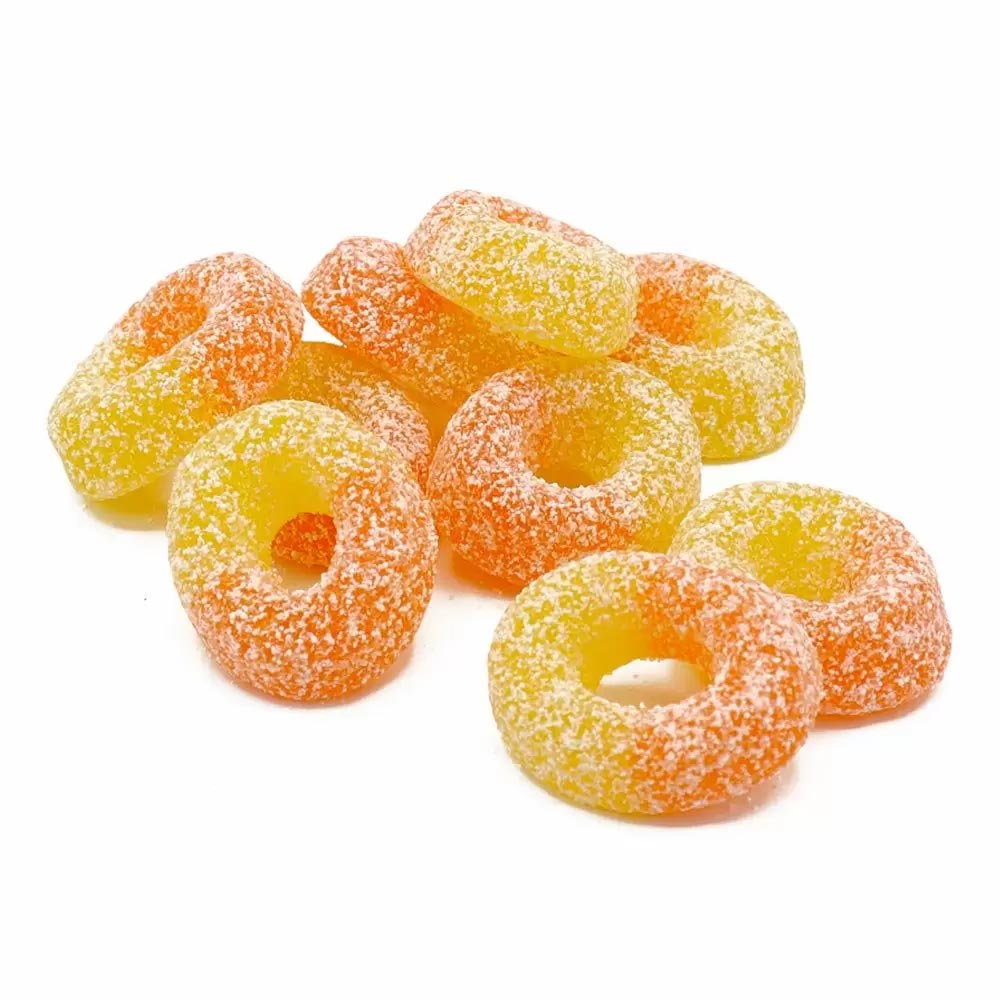 Fizzy peach rings 300g bags Image