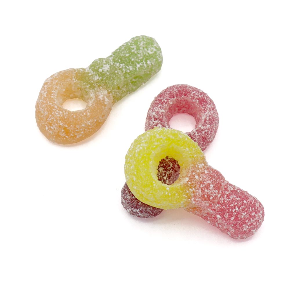 Mini sour dummies 300g bag Image