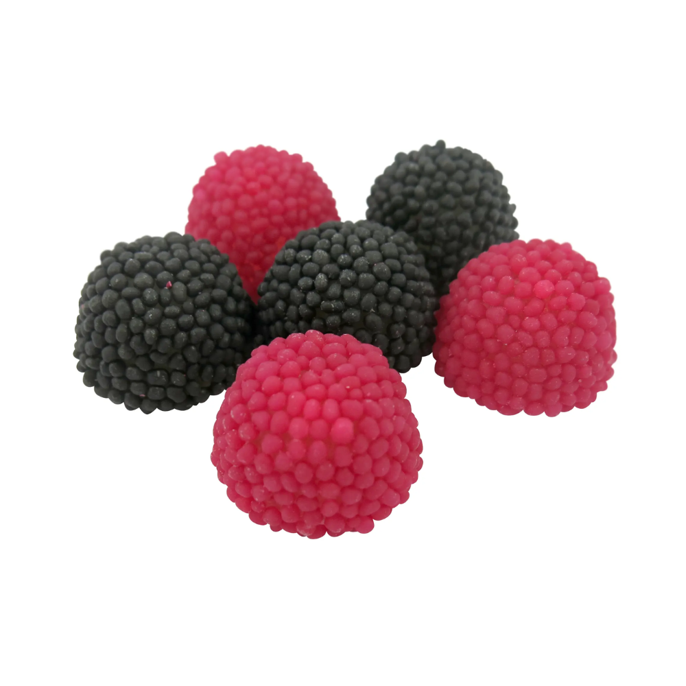 Black and raspberries 300g bag Image