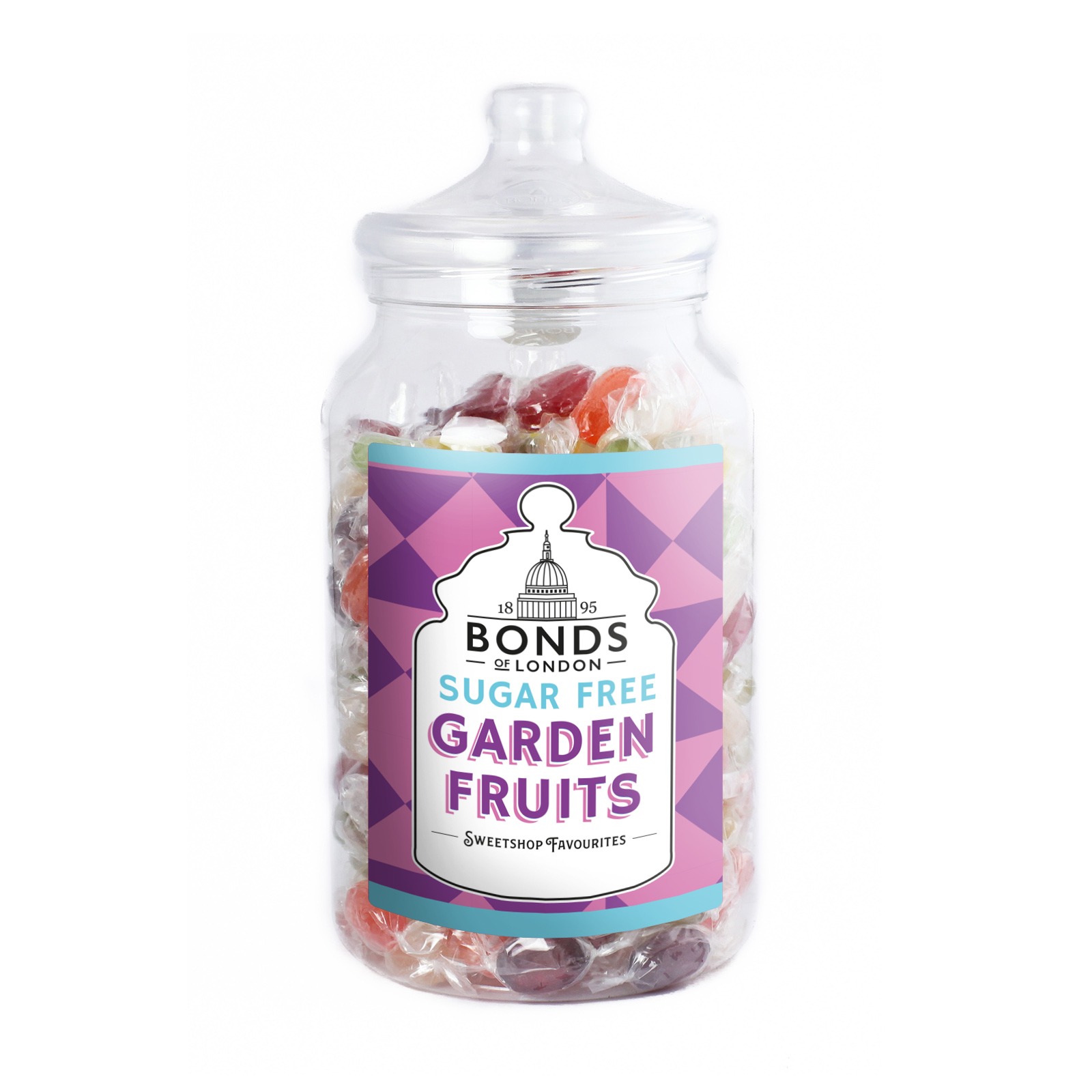 Sugar free garden fruits hard boiled 300g Image