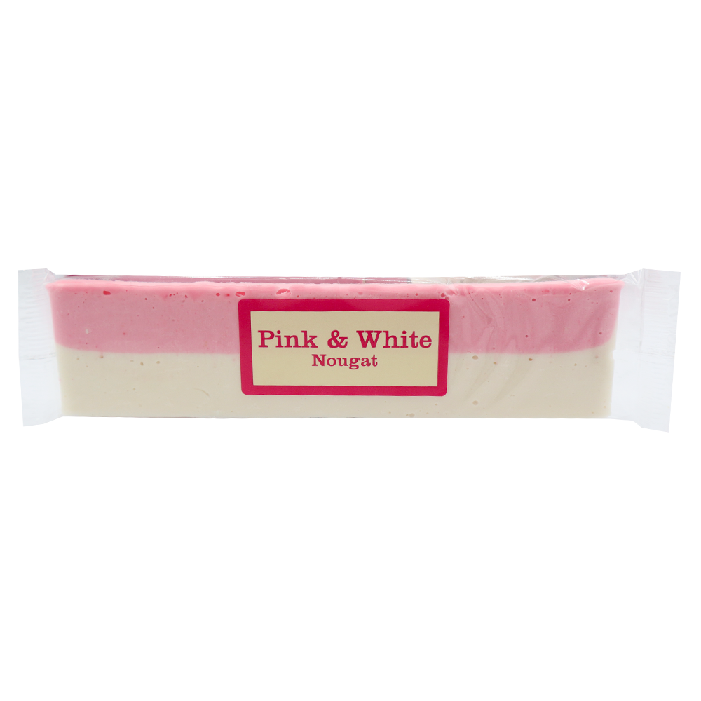 Pink & white nougat Image